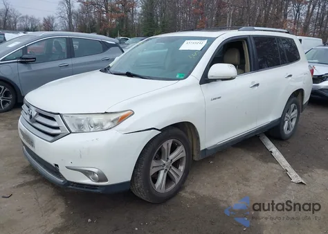 2012 Toyota Highlander Limited V6 из США, поврежденный, VIN 5TDDK3EH7CS119614